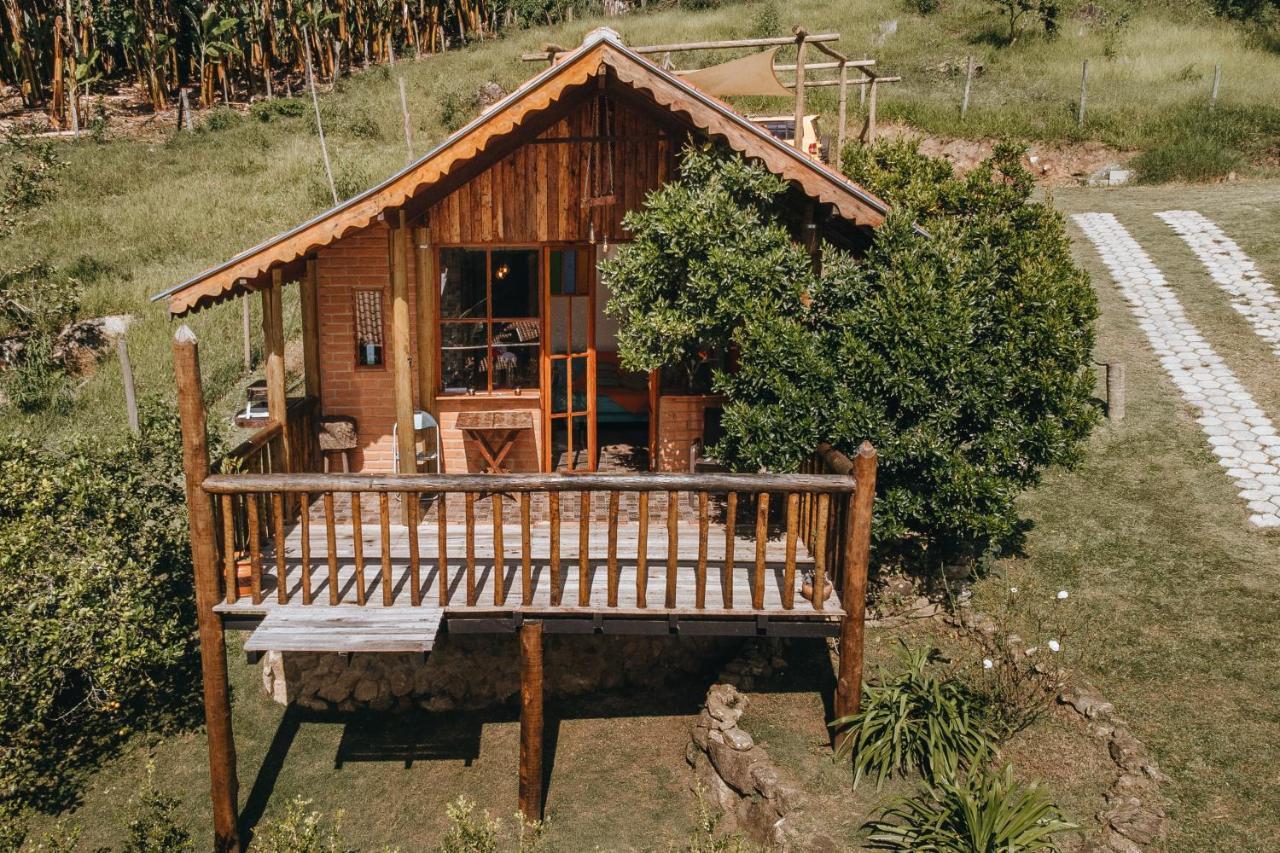 Chale Refugio Da Pedra Sp Villa Сао Бенто до Сапукай Екстериор снимка