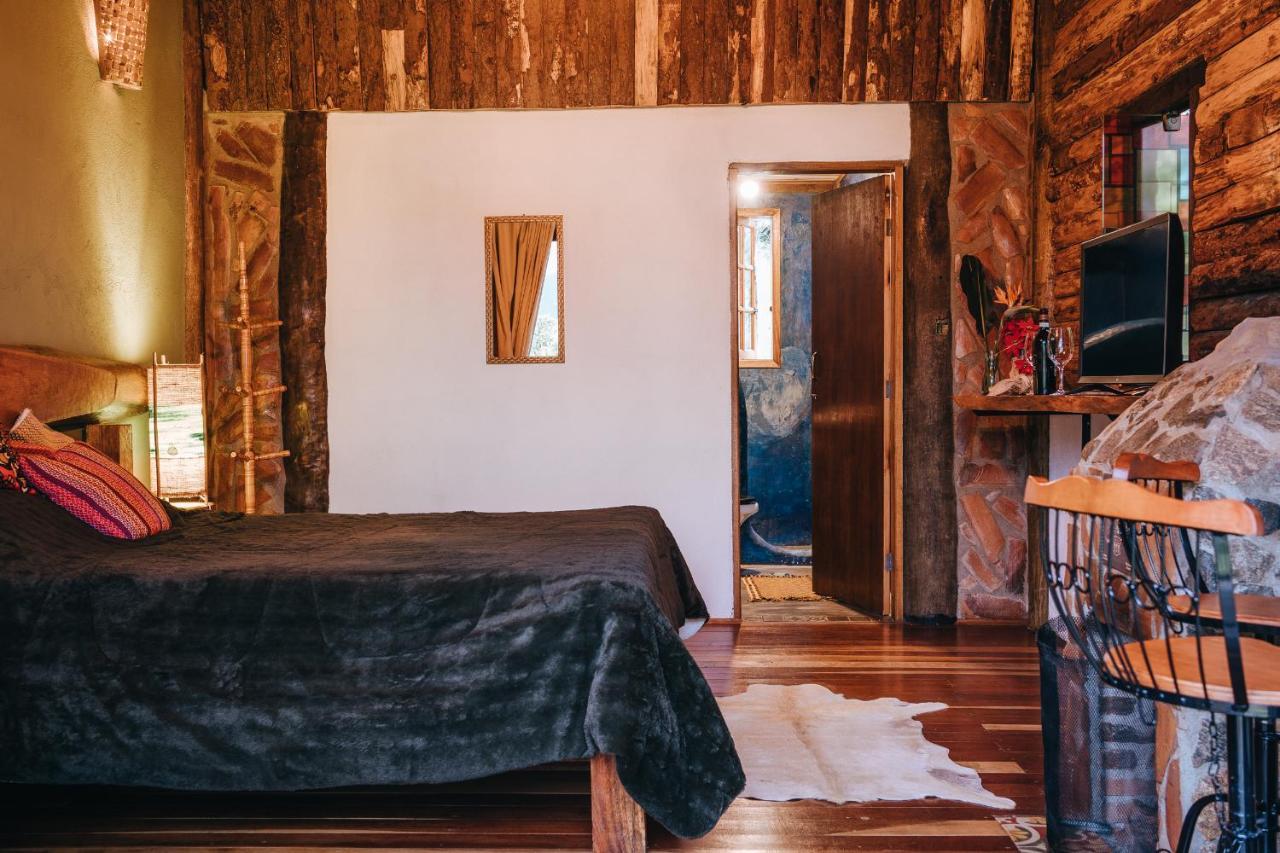 Chale Refugio Da Pedra Sp Villa Сао Бенто до Сапукай Екстериор снимка